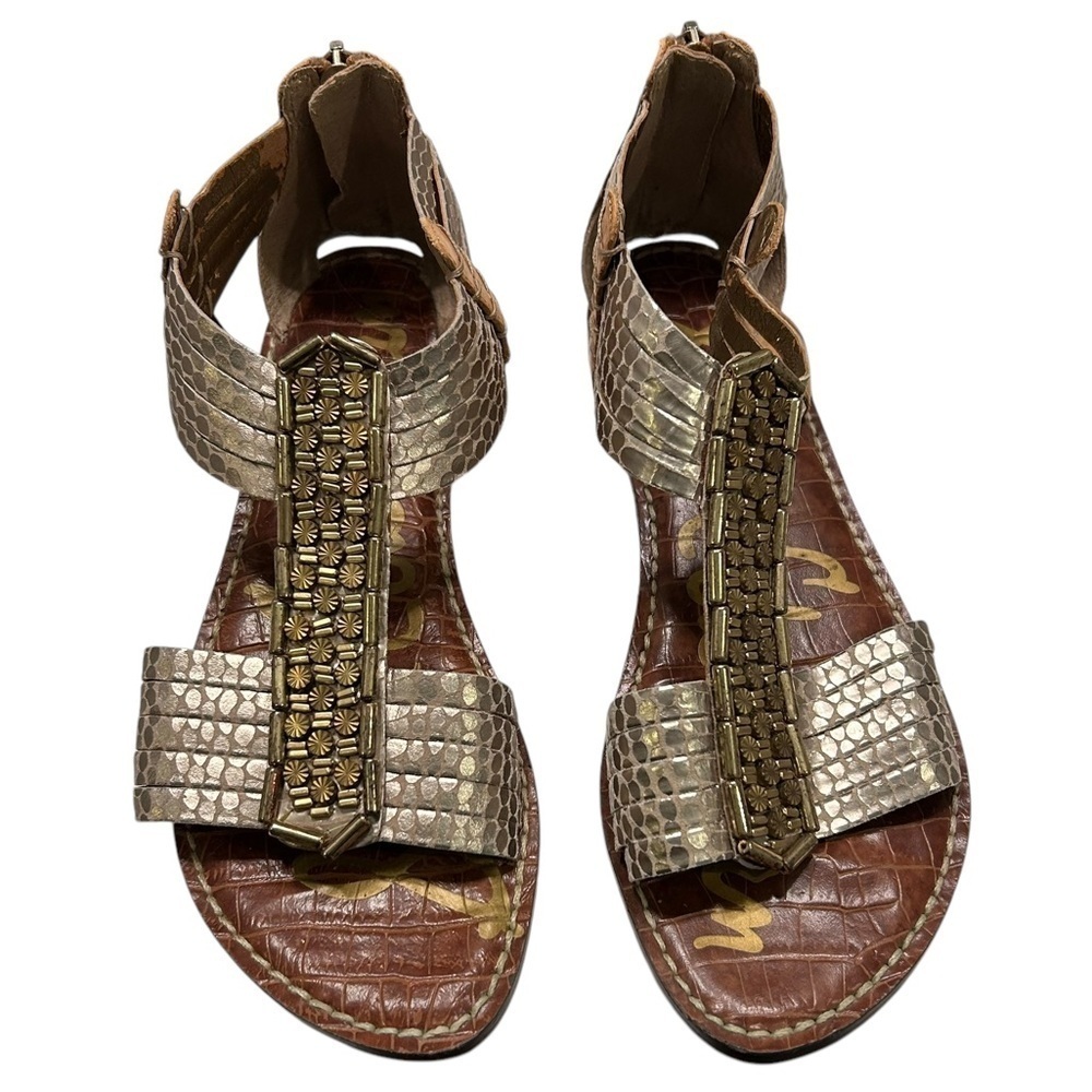 Sam Edelman Gatsby Leather Gladiator Sandals - Picture 5 of 11